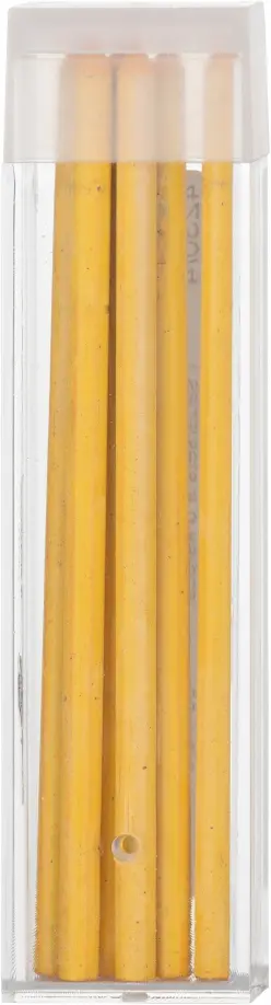 Стержни акварельные для цанговых карандашей 4230, 6 штук, желтый темный