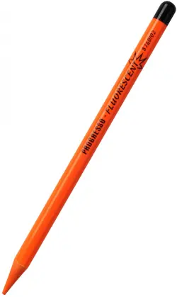 Карандаш цельнографитный в лаке Progresso 8740 флуоресцентный, оранжевый