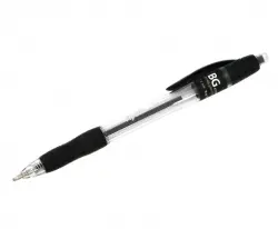Ручка шариковая автоматическая Kyoto с гриппом, 1 мм, черная