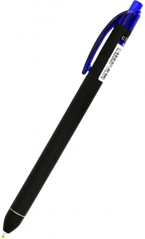 Ручка гелевая автоматическая 0.7 мм, синяя 