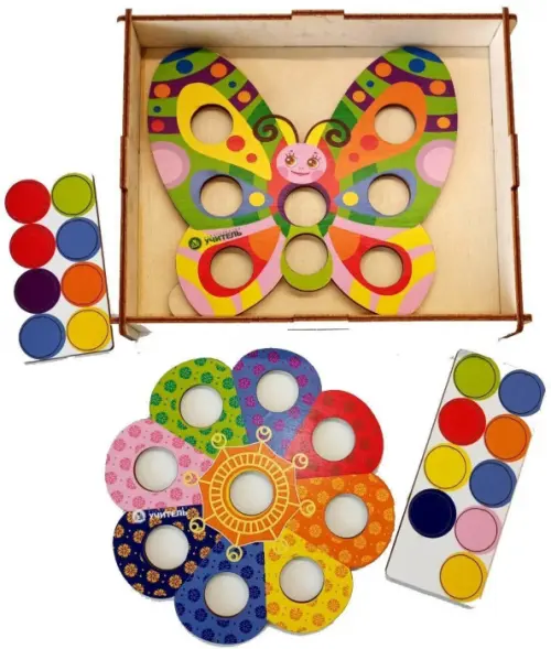 Игра-мозаика Бабочка с цветочком, 542.00 руб