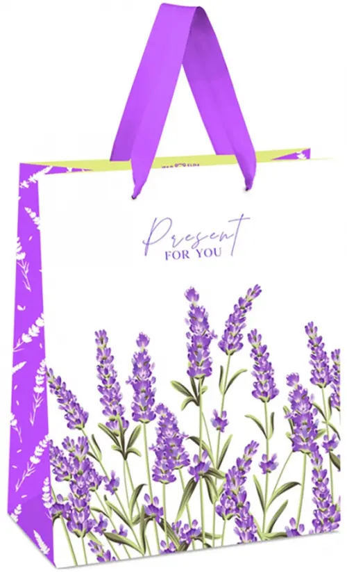 Пакет подарочный Wild flowers MESHU, цвет фиолетовый - фото 1