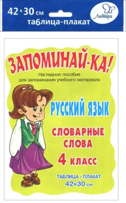 Русский язык. 4 класс. Словарные слова