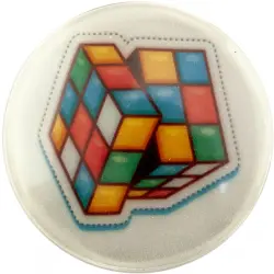 Значок светоотражающий Кубик Рубика