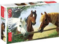 Puzzle-1500 Прекрасные лошади