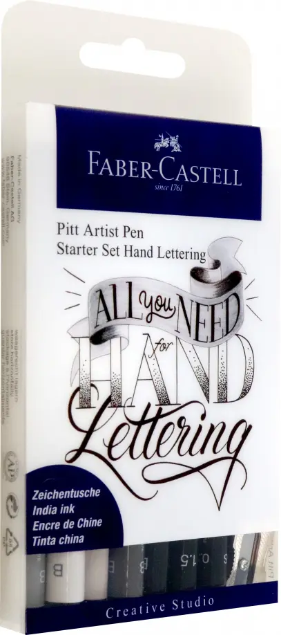 Ручки капиллярные Lettering Start, 8 штук
