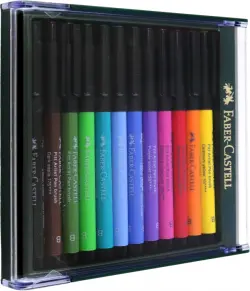 Ручки капиллярные Brush Basic tones, 12 цветов