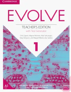 Evolve. Level 1. Teacher's Edition with Test Generator