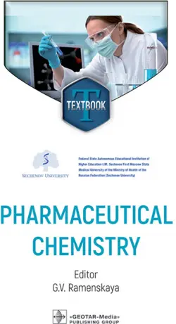 Pharmaceutical Chemistry. Фармацевтическая химия
