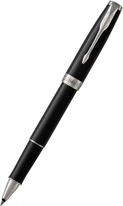 Ручка-роллер Black Lacquer CT, черная
