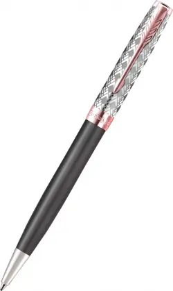 Ручка шариковая автоматическая Metal&Grey PGT, черная