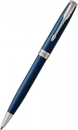 Ручка шариковая автоматическая Sonnet Subtle Blue CT, черная