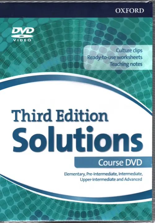 DVD. Solutions. Elementary, Pre-Intermediate, Upper-Intermediate and Advanced. Course DVD