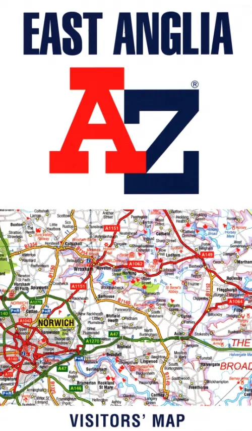 East Anglia A-Z Visitors Map