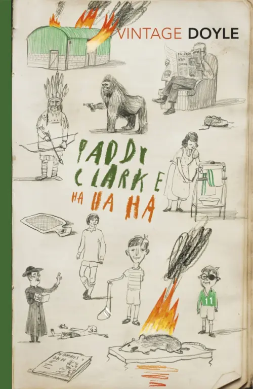 Paddy Clarke Ha Ha Ha Vintage books, цвет серый