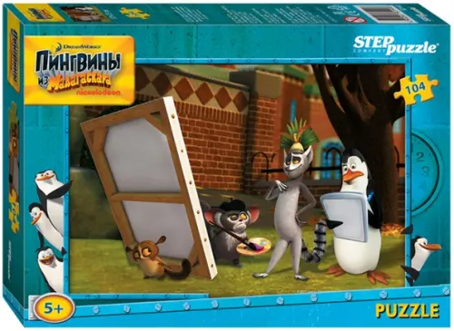 Step Puzzle-104. Пингвины из Мадагаскара, 130.00 руб