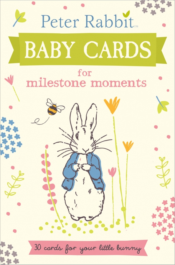 Peter Rabbit Baby Cards for Milestone Moments