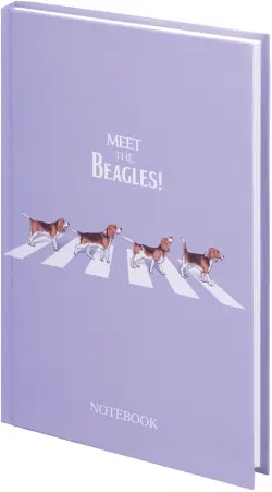Блокнот Beagles, А5, 80 листов, клетка