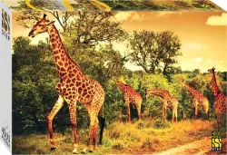 Puzzle-4000 Южноафриканские жирафы