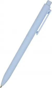 Ручка шариковая автоматическая SoftClick Zefir, под персонализацию, синяя