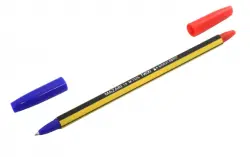 Ручка шариковая TWIXI, двусторонняя, синяя/красная