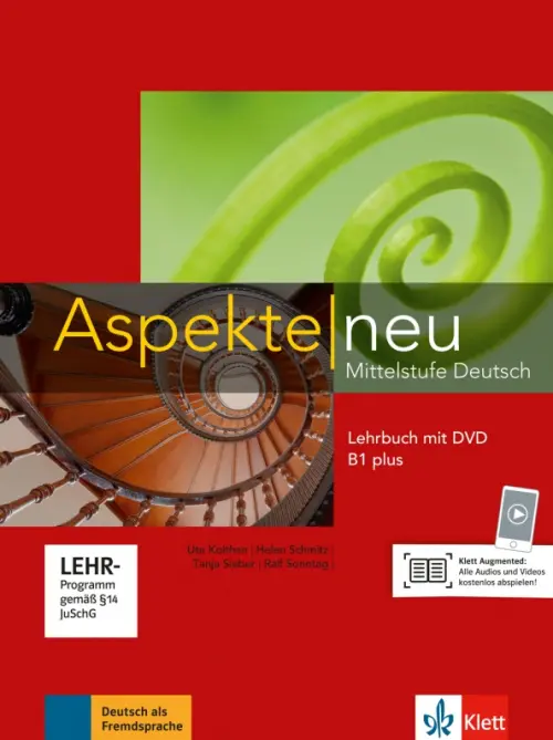 Aspekte neu. Mittelstufe Deutsch. B1 plus. Lehrbuch mit DVD