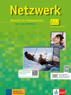 Netzwerk A2.2. Kurs- und Arbeitsbuch mit DVD und 2 Audio-CDs