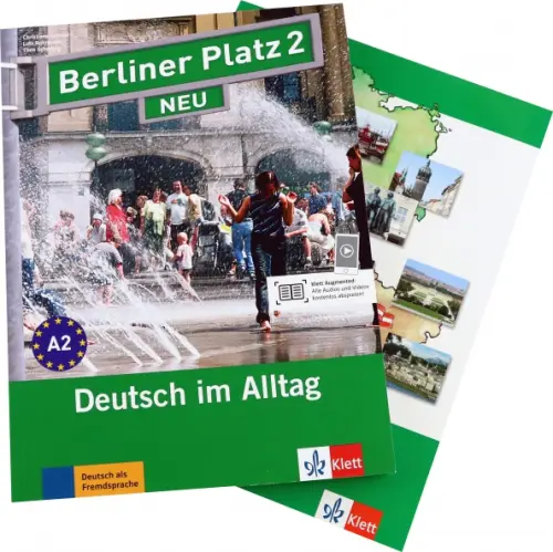 Berliner Platz 2 NEU. A2. Deutsch im Alltag. Lehr- und Arbeitsbuch mit 2 Audio-CDs, 2977.00 руб