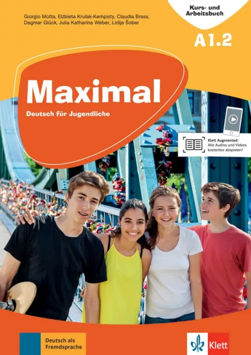 Maximal A1.2. Deutsch für Jugendliche. Kurs- und Arbeitsbuch mit Audios und Videos, 2321.00 руб