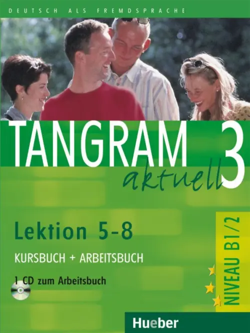Tangram aktuell 3 – Lektion 5–8. Kursbuch + Arbeitsbuch mit Audio-CD zum Arbeitsbuch, 1967.00 руб