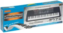 Синтезатор музыкальный детский Клавишник, 61 клавиша