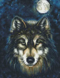Алмазная мозаика Волк