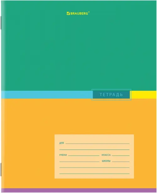 Тетрадь Color, 24 листа, линия, в ассортименте, 44.00 руб