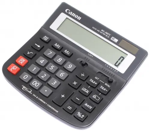 Калькулятор настольный WS-260 TC, черный, 16-разрядный