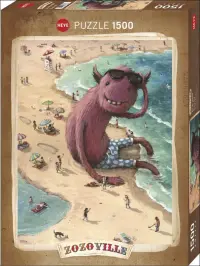 Puzzle-1500 На пляже. Zozoville