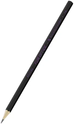 Карандаш чернографитный, заточенный Фиолетовая фольга, HB