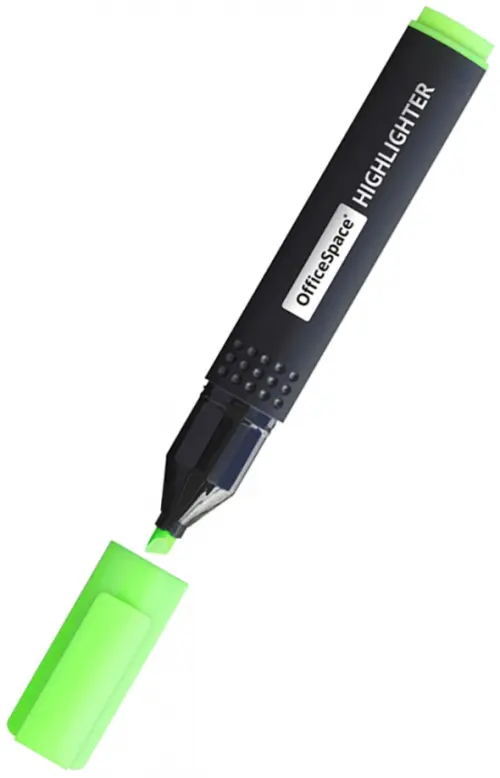 Текстовыделитель зеленый, 1-4 мм
