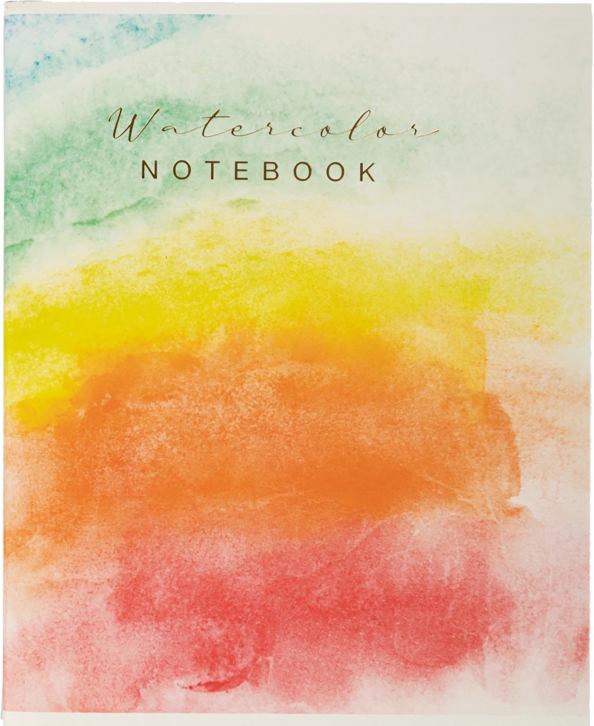 Тетрадь Watercolor, разноцветный, А5, 96 листов, клетка, 106.00 руб