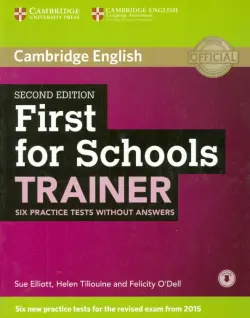 First for Schools Trainer. Second Edition Tests without Answears + Audio