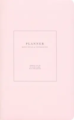 Планер недатированный Notes, розовый, 13*21, 32 листа