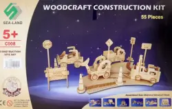 Сборная деревянная модель Строительная техника