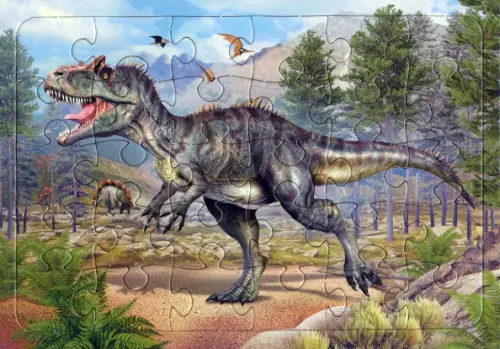 Пазл Динозавр Аллозавр, 30 элементов, 84.00 руб
