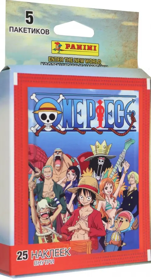 Блистер One Piece, 5 пакетов наклеек
