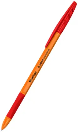 Ручка шариковая Tribase grip orange, красная, 0,7 мм