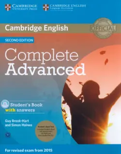 Complete. Advanced. Second Edition. Student's Book Pack. Student's Book with Answers (+CD)