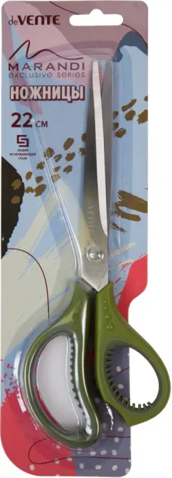 Ножницы канцелярские Marandi, 22 см, в ассортименте