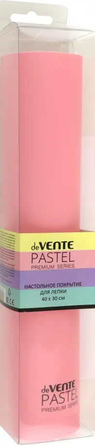 Покрытие настольное для лепки Pastel, силикон, розовый