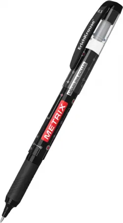 Ручка-роллер Metrix, черная