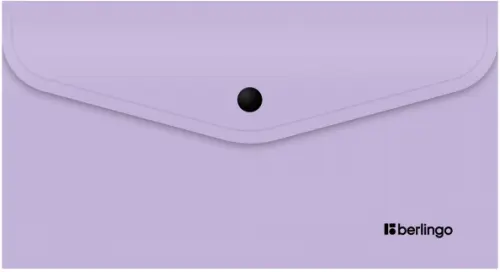 Папка-конверт на кнопке Instinct, лаванда, С6, 45.00 руб
