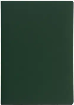 Бизнес-тетрадь Megapolis Flex, темно-зеленая, А5, 60 листов, клетка